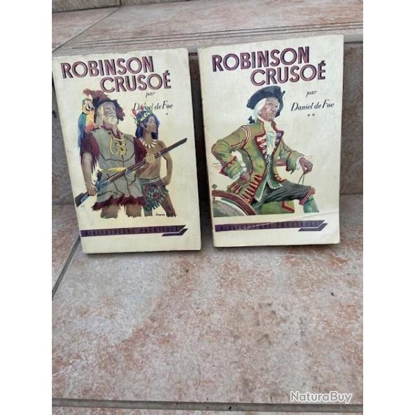 livres anciens Robinson Cruso 1953