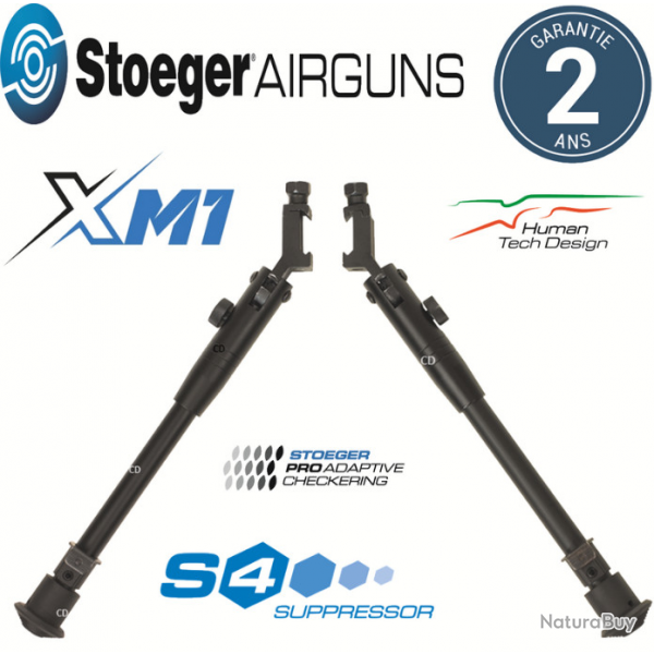 Bi Pied pour Carabine PCP Stoeger XM1 Calibre 4.5 et 5.5