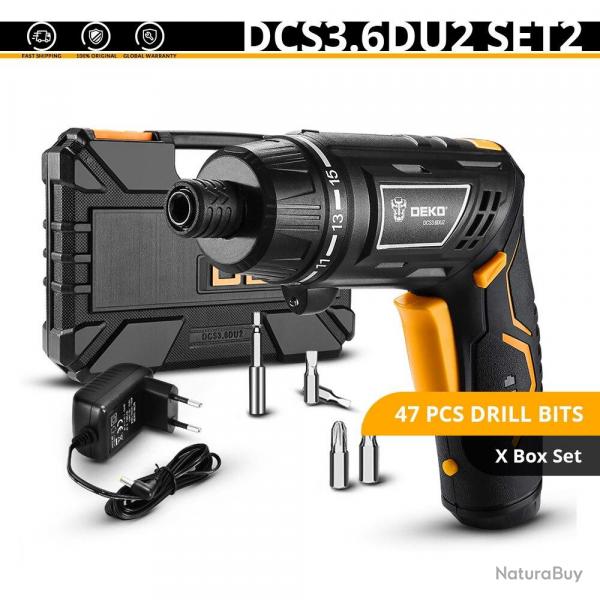 Visseuse Sans Fil Pro Li-ion LED, Modele: SET 2