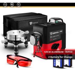 Niveau Laser Rotatif 360 Auto Nivelant 3D 12 Lignes 3D, Modele: LL12-HVR SET2