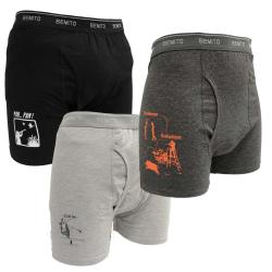 Lot De 3 Boxers Humour M (Taille 3)