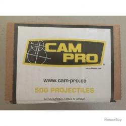 Ogives Cam Pro 38/357 158gr FCP TC - lot de 500