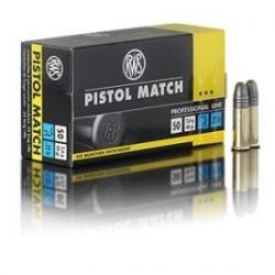 50 munitions RWS Pistol Match calibre .22 LR