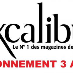 ABONNEMENT 3 ANS MAGAZINE EXCALIBUR, le n°1 des magazines de couteaux - en direct éditeur!
