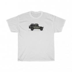 Outpost Jeep Wrangler Serie one T Shirt Blanc
