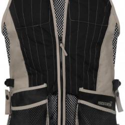 Gilet de tir ball trap noir beige EVO PERCUSSION