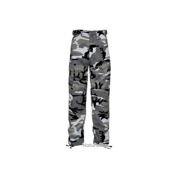 Pantalon camouflage gris enfant Percussion