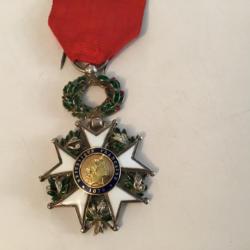 Légion d'honneur 3ieme republique feuilles levées.