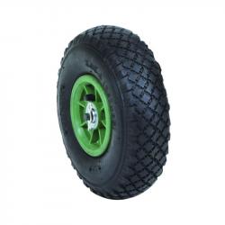 Roue pneumatique pour chariot de peche