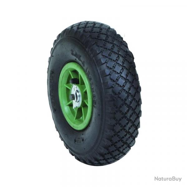 Roue pneumatique pour chariot de peche