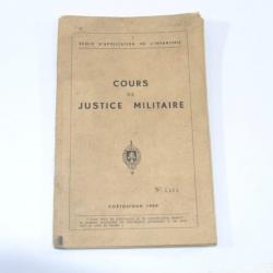 Cours de justice militaire Coëtquidan 1950 école d'application de l'infanterie. Indochine