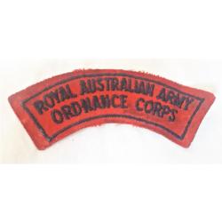 AS2137 Title "ROYAL AUSTRALIAN ARMY ORDNANCE CORPS"