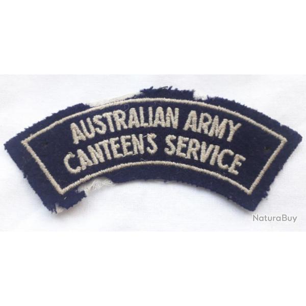 AS1027 Title "australian army canteens service