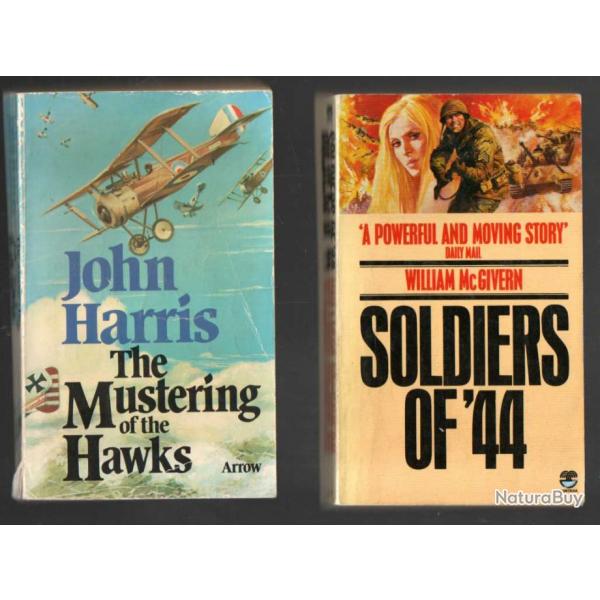 soldats de 1944, marine de guerre a des risques inconnus 3 livres de poche en anglais 1 aviation 14