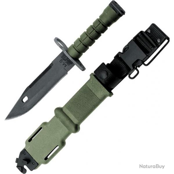 Couteau de combat M-9 Manche en Nylon avec Fourreau en nylon thermoplastique ON490071