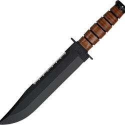 KA-BAR POIGNARD Combat de Big Brother / Utilitaire Avec Etui en Cuir