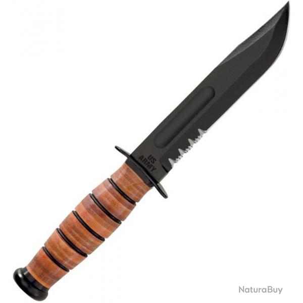 Couteau Combat de l'arme amricaine  Lame en acier au carbone Avec Etui en nylon KA501907