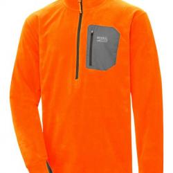 Polo à manches longues Blaze (Couleur: Orange signal, Taille: 3XL)