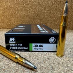 1 BOITE DE MUNITION GRANDE CHASSE RWS 30-06 SPEED TIP PRO 10.7 gr