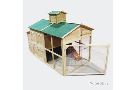 PN-Poulailler- maison avec espace libre- Nichoir 5/ 7 poules