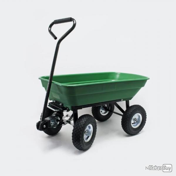 Chariot de jardin  main AVEC Benne basculante Volume 50L Capacit MAX 200Kg JARDI61305