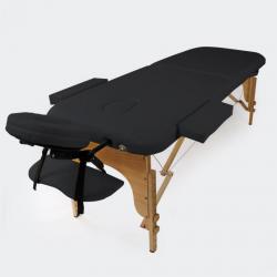 ++PN-Table de massage Noire Pliable 2 zones table61176