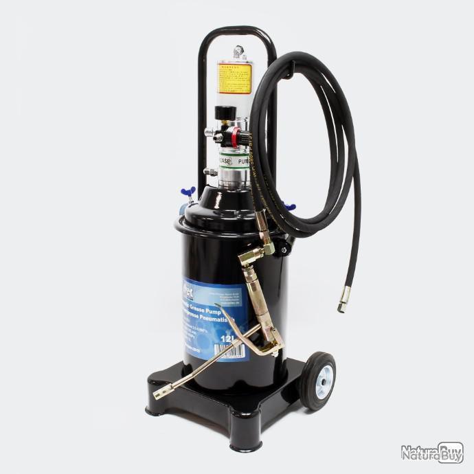 0PN-Pompe à graisse professionnelle à air comprimé avec réservoir de 12  litres PNEUMATIQUE pou61910 - Autres outils à main (7036039)