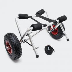 PN-chariot en aluminium pliable 68kg avec roue PU sangle pour fixation  nylon brico62642