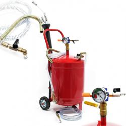PN-Aspirateur Extracteur d'huiles usées pneumatiques avec Réservoir de 22,7l BRICO51713