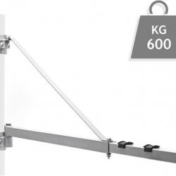PN-Bras pivotant palan ou treuil Support avec charge max de 600 kg / 110 cm brico62676
