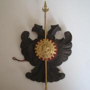 1° RHP RÉGIMENT de Hussards Parachutistes, Drago Paris émail, dos lisse