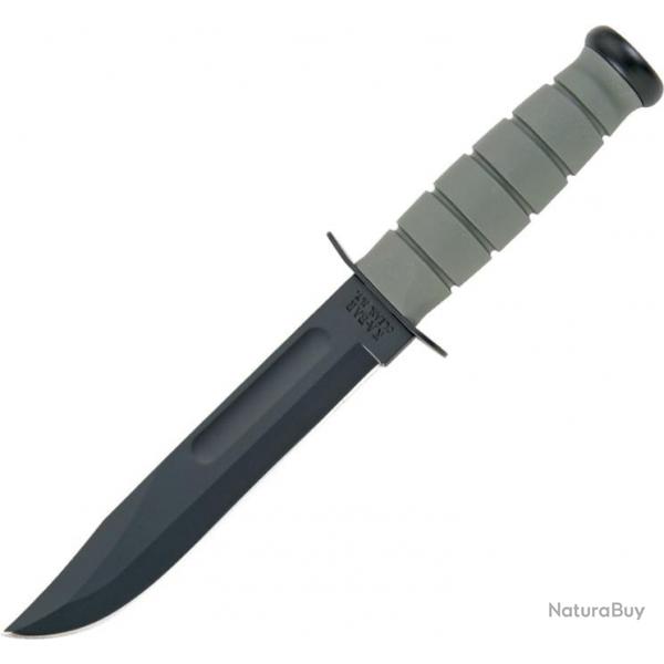 Couteau de combat Ka-Bar Lame en acier au carbone Avec Etui en nylon KA5011071