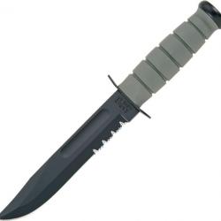 Couteau de combat Ka-Bar Lame en acier au carbone Avec Etui en nylon KA501207