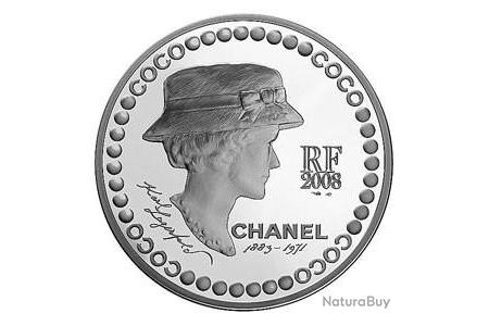 5 Euro 08 Anniversaire Coco Chanel Monnaies