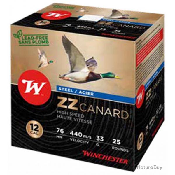 Cartouches Winchester Cal.12/76 ZZ canard 33g par 25