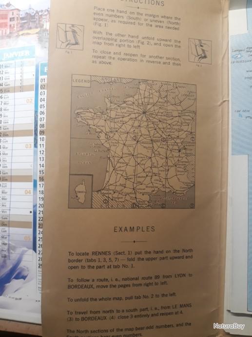 Carte Originale De France De 1944 Distribue Aux Allies Lors Du Debarquement Cartes Geographiques Militaires Carte Originale De France De 1944 Distribue Aux Allies Lors Du Debarquement Cartes Geographiques Militaires