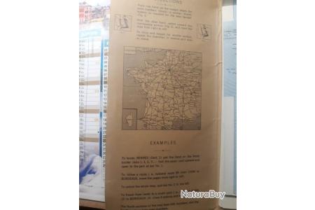 Carte Originale De France De 1944 Distribue Aux Allies Lors Du Debarquement Cartes Geographiques Militaires Carte Originale De France De 1944 Distribue Aux Allies Lors Du Debarquement Cartes Geographiques Militaires
