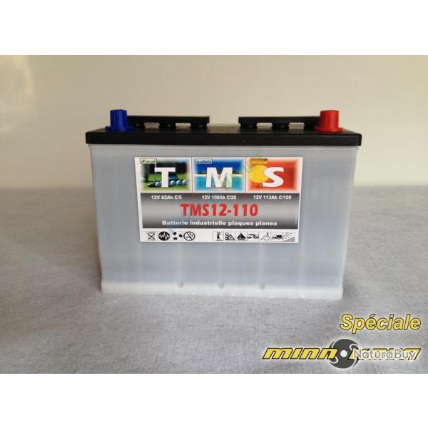 Batterie de traction  dcharge lente TMS 110 amp