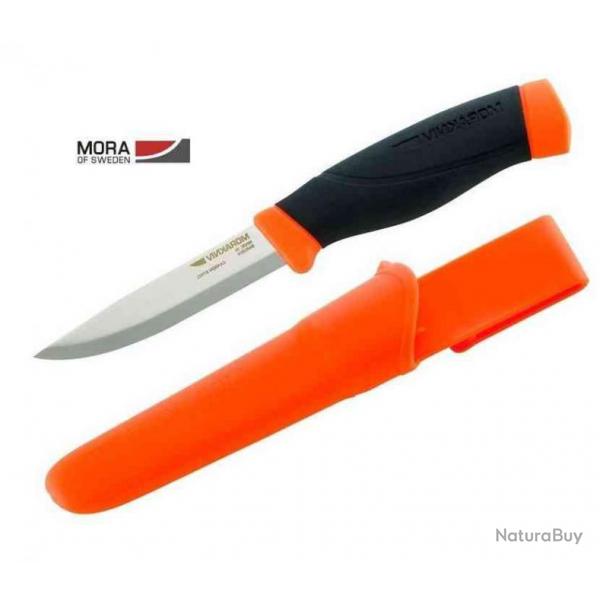 Morakniv Companion Heavy Duty MG Orange Carbone Lame 3,2 mm paisseur