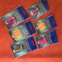 Lot de 6 paquets de leurres souples OCTOPUS 4CM DELALANDE