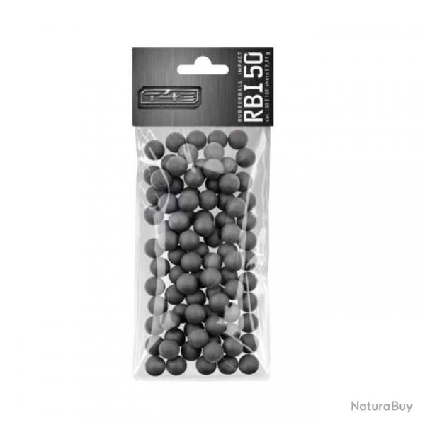 100 Balles T4E Caoutchouc Coeur Metal Acier Calibre 50 pour HDR et HDP
