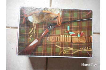 Belle Boite De Gateau Ancienne A Deco De Chasse Pour Collection Boites Vides