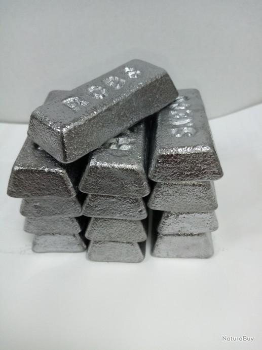 4.5 kg minimun en plomb pur en lingot