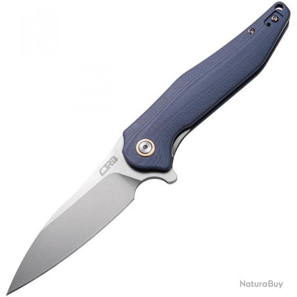 Couteau CJRB Agave Blue/Gray Lame Acier D2 Manche G10 Linerlock Clip J1911GYC