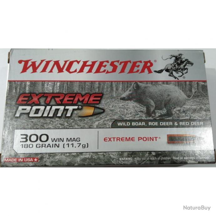 Munitions de chasse Winchester Extreme Point 300 Win Mag 180