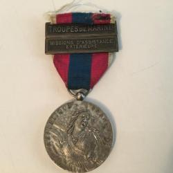 Medaille troupe de marine république francaise