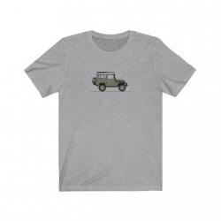 Outpost Toyota Fj40 Serie one T Shirt Gris