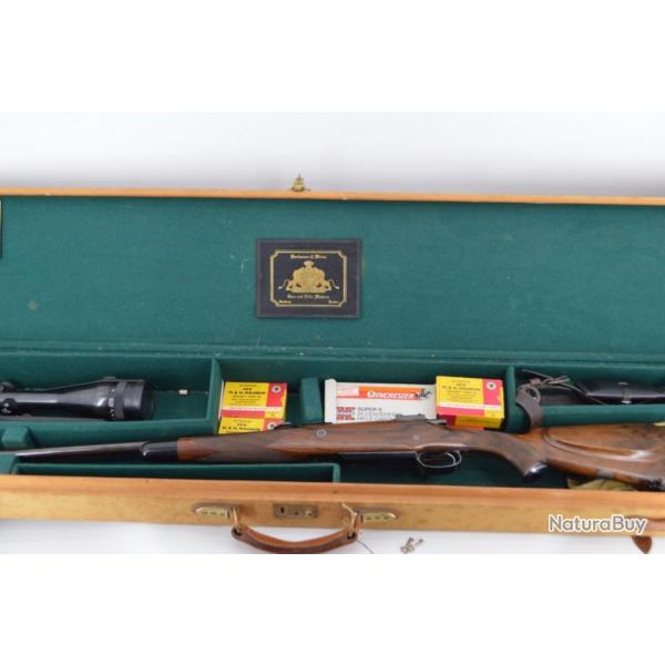 CARABINE LUXE CHASSE HOLLAND & HOLLAND calibre 300 H&H 2 LUNETTES rvision HARTMANN & WEISS Trs bon