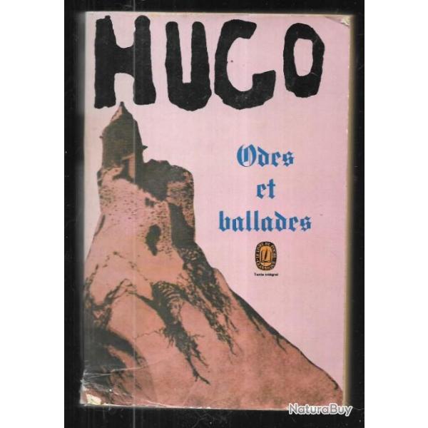 odes et ballades de victor hugo livre de poche