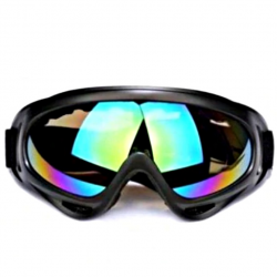 Lunettes de Protection Masque Sport Bricolage Sécurité Anti-UV UV 400 CE Coupe-vent Tactique